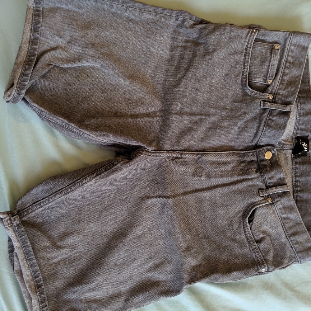 Men's Grey Denim Shorts from H&M